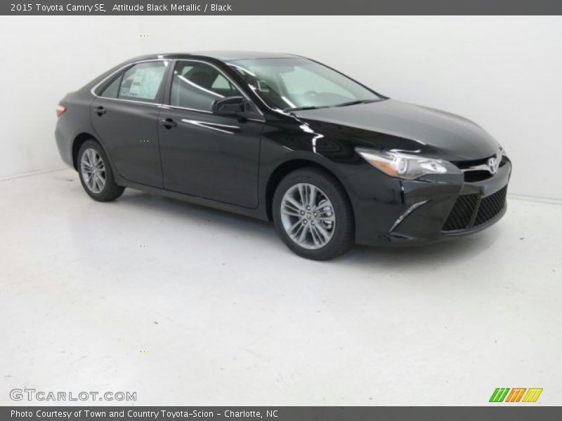 Attitude Black Metallic / Black 2015 Toyota Camry SE