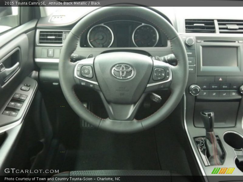 Attitude Black Metallic / Black 2015 Toyota Camry SE