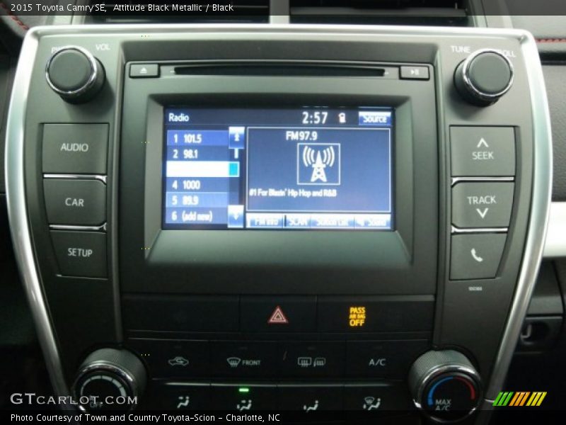 Attitude Black Metallic / Black 2015 Toyota Camry SE