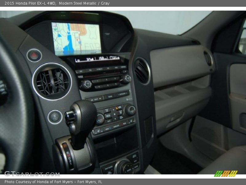 Modern Steel Metallic / Gray 2015 Honda Pilot EX-L 4WD
