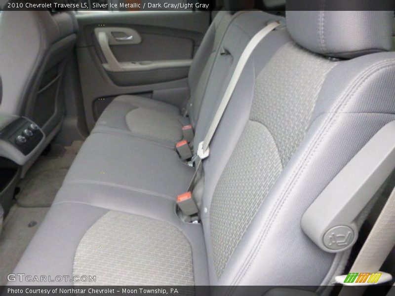 Silver Ice Metallic / Dark Gray/Light Gray 2010 Chevrolet Traverse LS