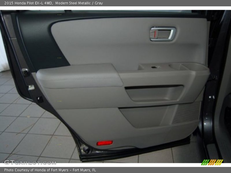 Modern Steel Metallic / Gray 2015 Honda Pilot EX-L 4WD