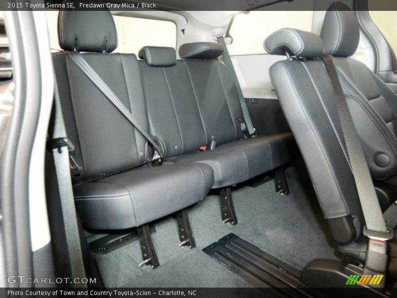 Predawn Gray Mica / Black 2015 Toyota Sienna SE