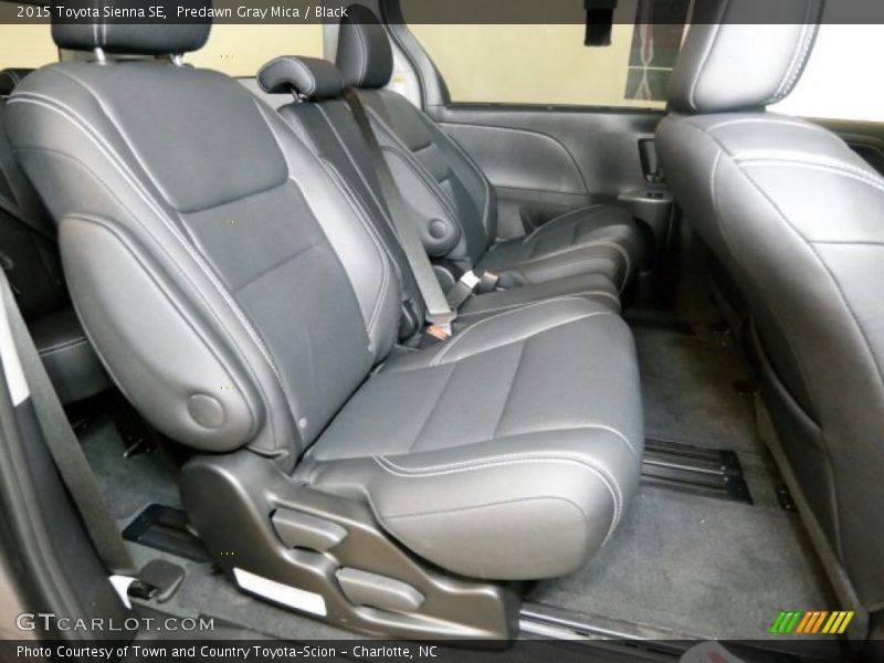 Predawn Gray Mica / Black 2015 Toyota Sienna SE