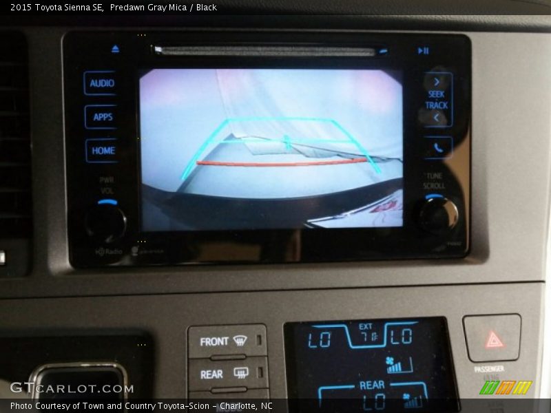 Predawn Gray Mica / Black 2015 Toyota Sienna SE
