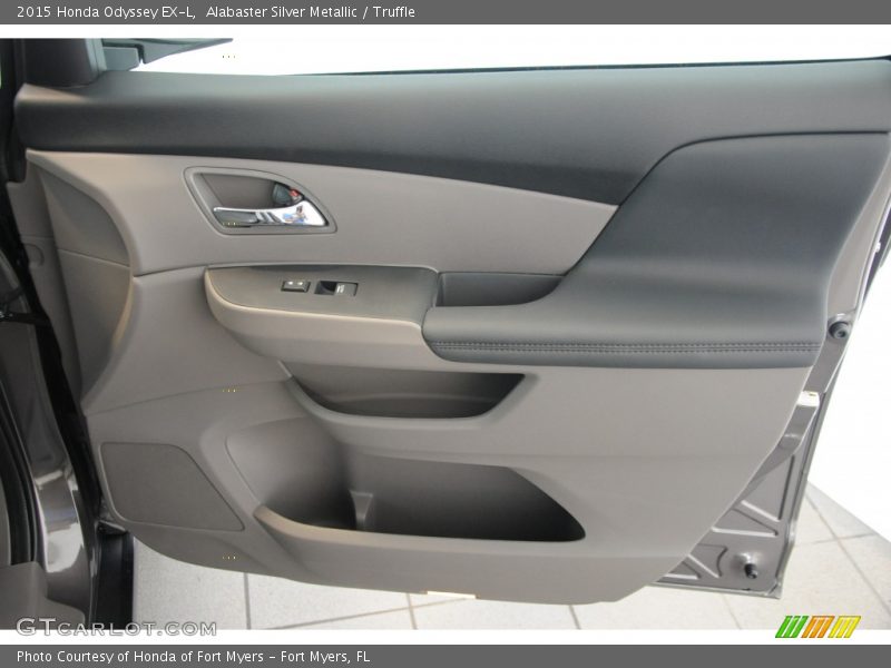 Alabaster Silver Metallic / Truffle 2015 Honda Odyssey EX-L