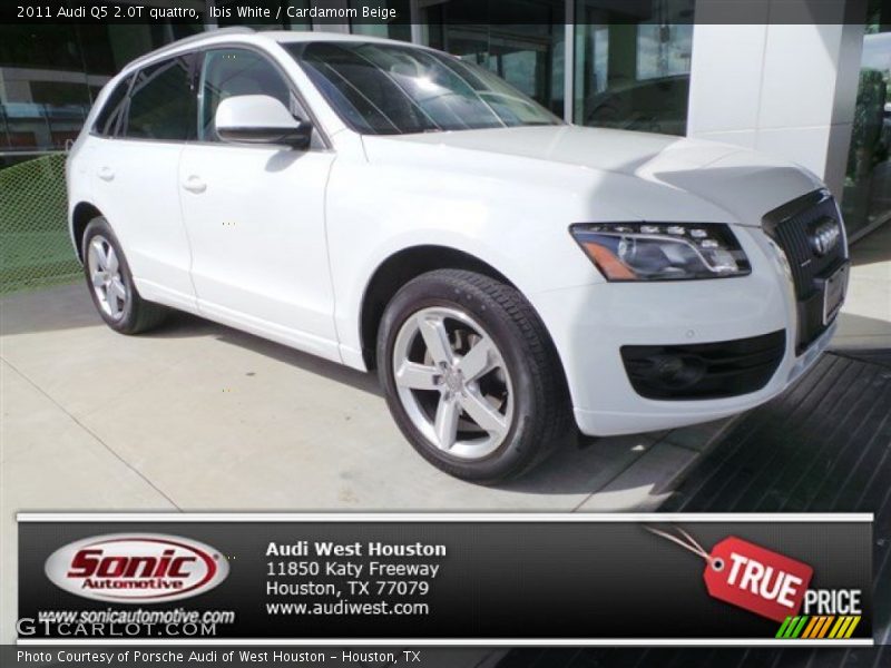Ibis White / Cardamom Beige 2011 Audi Q5 2.0T quattro