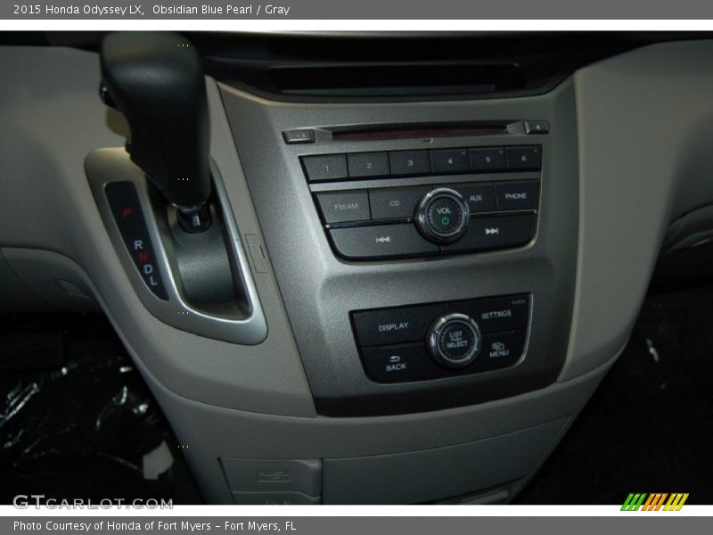 Obsidian Blue Pearl / Gray 2015 Honda Odyssey LX
