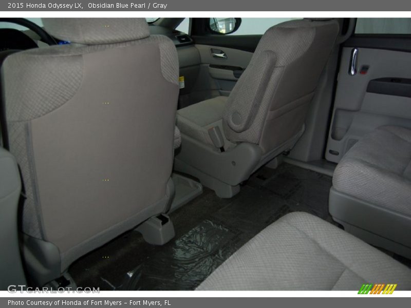Obsidian Blue Pearl / Gray 2015 Honda Odyssey LX