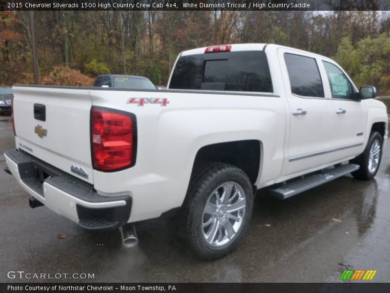 White Diamond Tricoat / High Country Saddle 2015 Chevrolet Silverado 1500 High Country Crew Cab 4x4