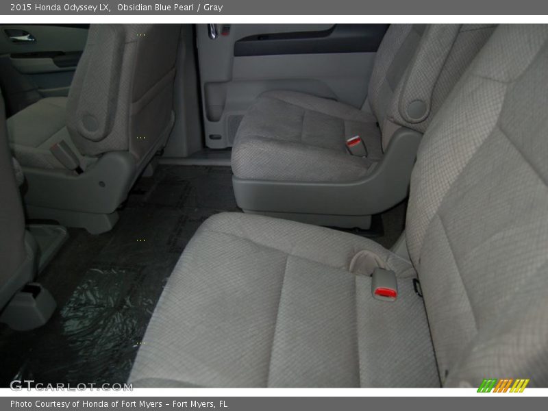 Obsidian Blue Pearl / Gray 2015 Honda Odyssey LX