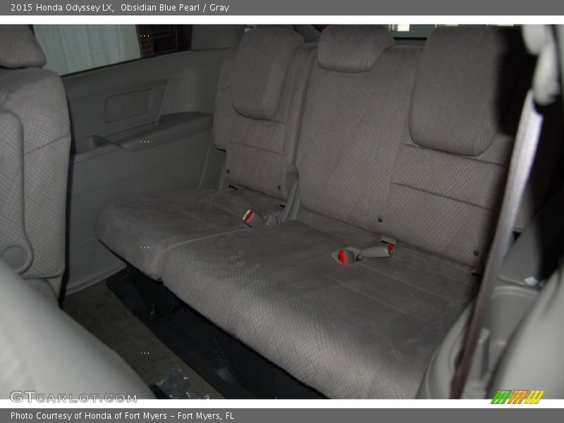 Obsidian Blue Pearl / Gray 2015 Honda Odyssey LX