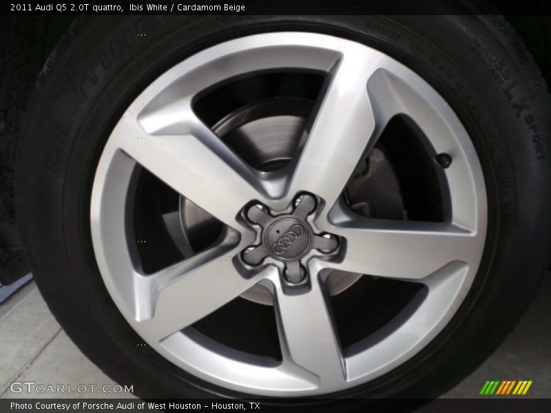Ibis White / Cardamom Beige 2011 Audi Q5 2.0T quattro