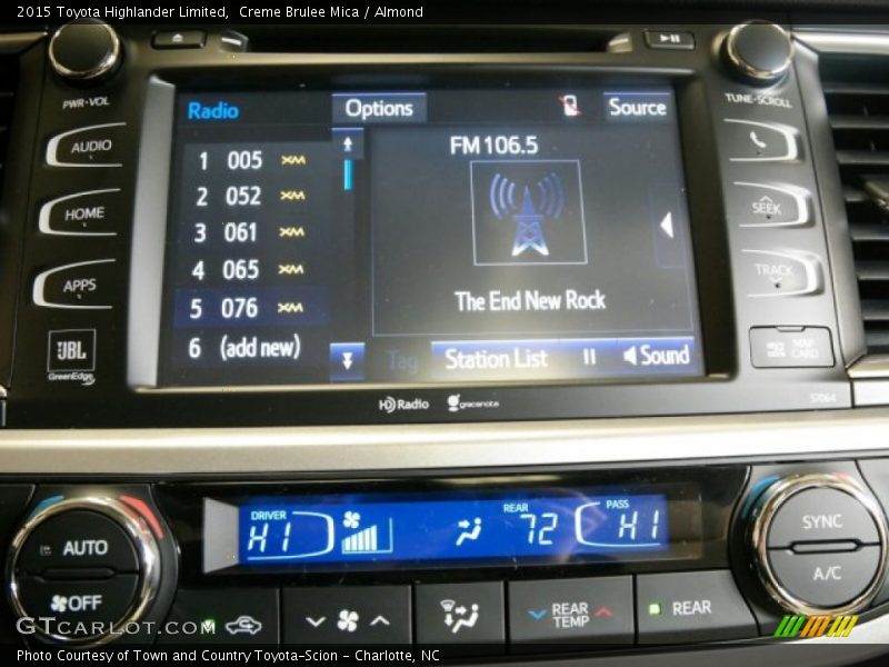 Creme Brulee Mica / Almond 2015 Toyota Highlander Limited