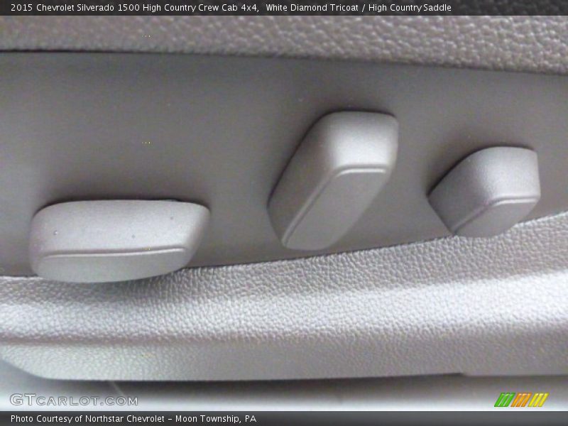 White Diamond Tricoat / High Country Saddle 2015 Chevrolet Silverado 1500 High Country Crew Cab 4x4