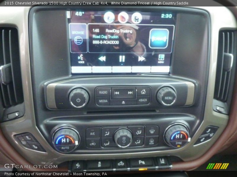 White Diamond Tricoat / High Country Saddle 2015 Chevrolet Silverado 1500 High Country Crew Cab 4x4