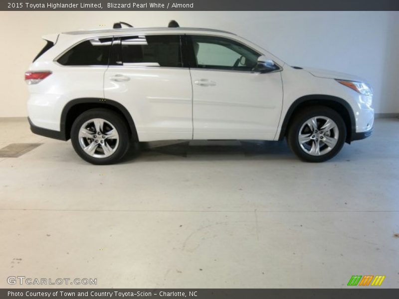 Blizzard Pearl White / Almond 2015 Toyota Highlander Limited