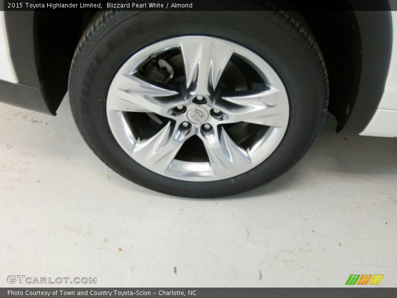 Blizzard Pearl White / Almond 2015 Toyota Highlander Limited