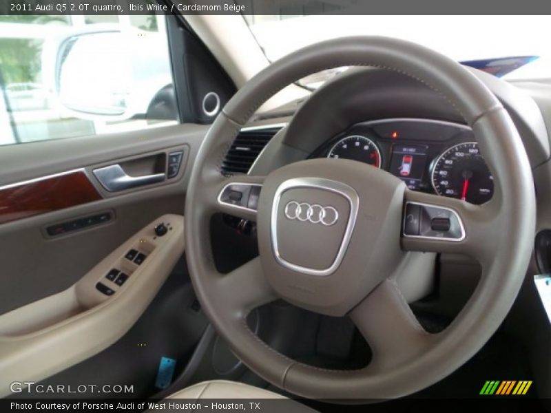 Ibis White / Cardamom Beige 2011 Audi Q5 2.0T quattro