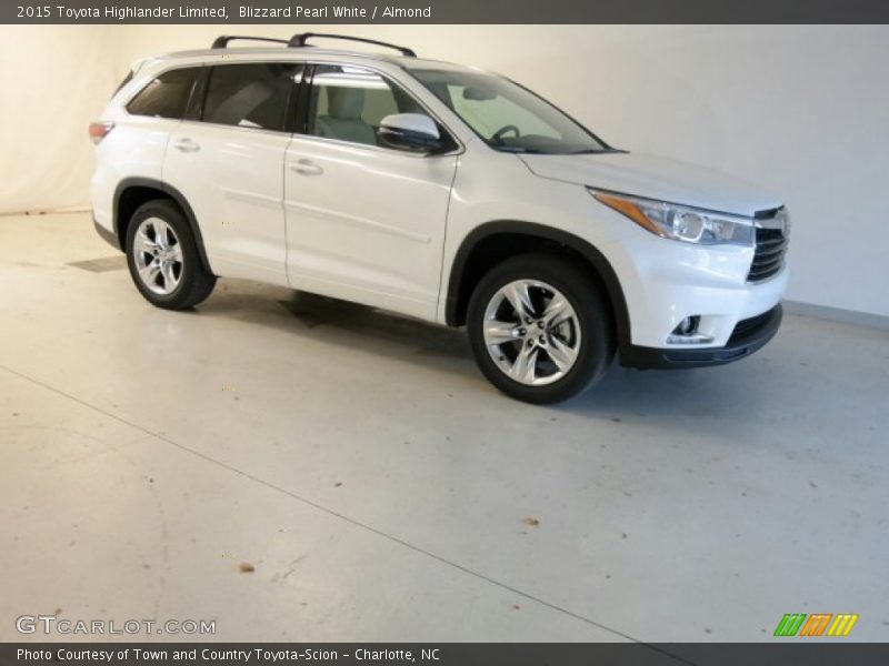 Blizzard Pearl White / Almond 2015 Toyota Highlander Limited