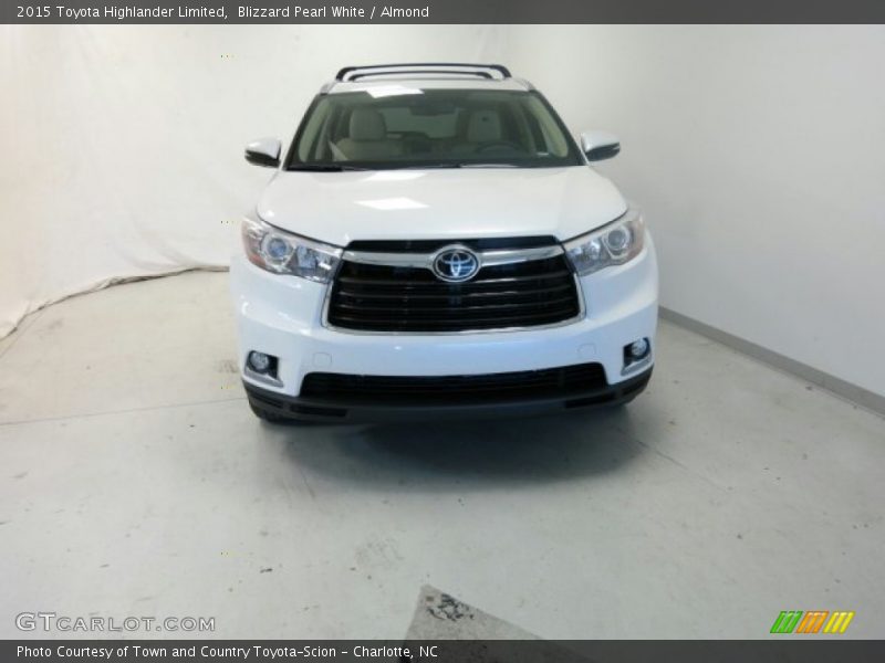 Blizzard Pearl White / Almond 2015 Toyota Highlander Limited