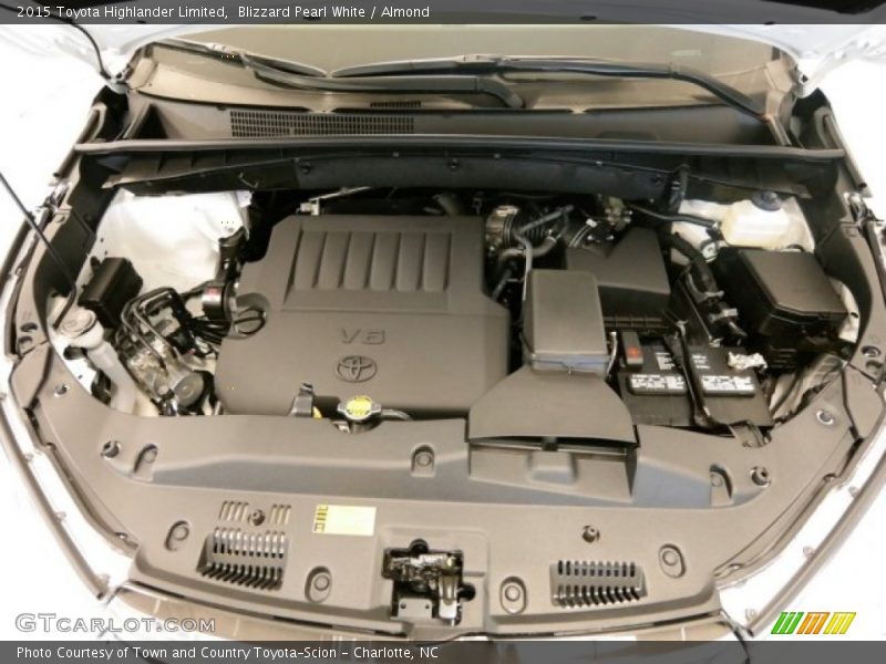 Blizzard Pearl White / Almond 2015 Toyota Highlander Limited