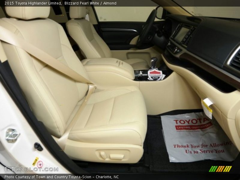 Blizzard Pearl White / Almond 2015 Toyota Highlander Limited