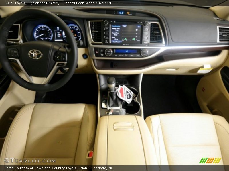 Blizzard Pearl White / Almond 2015 Toyota Highlander Limited
