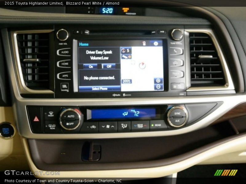 Blizzard Pearl White / Almond 2015 Toyota Highlander Limited
