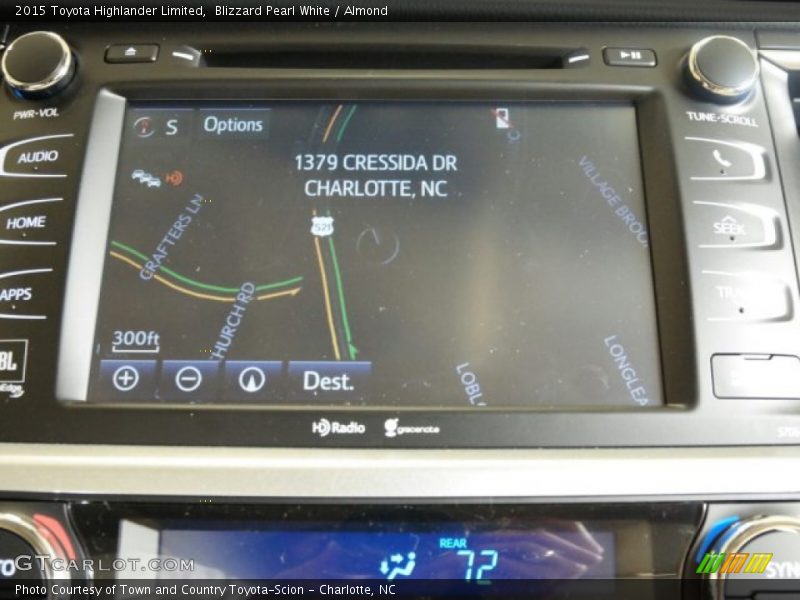 Blizzard Pearl White / Almond 2015 Toyota Highlander Limited