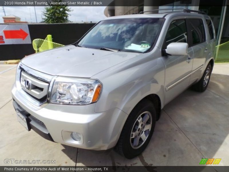 Alabaster Silver Metallic / Black 2010 Honda Pilot Touring