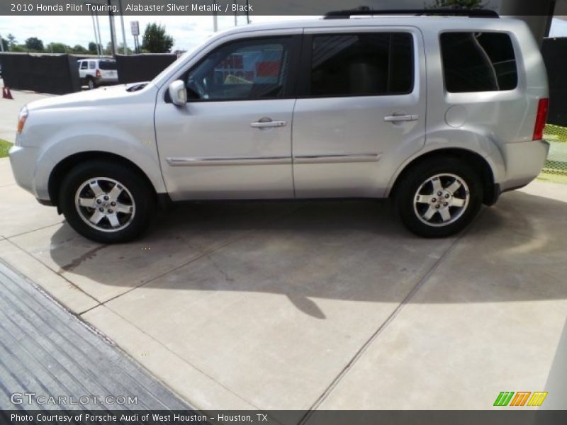 Alabaster Silver Metallic / Black 2010 Honda Pilot Touring