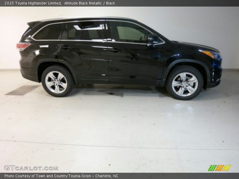 Attitude Black Metallic / Black 2015 Toyota Highlander Limited