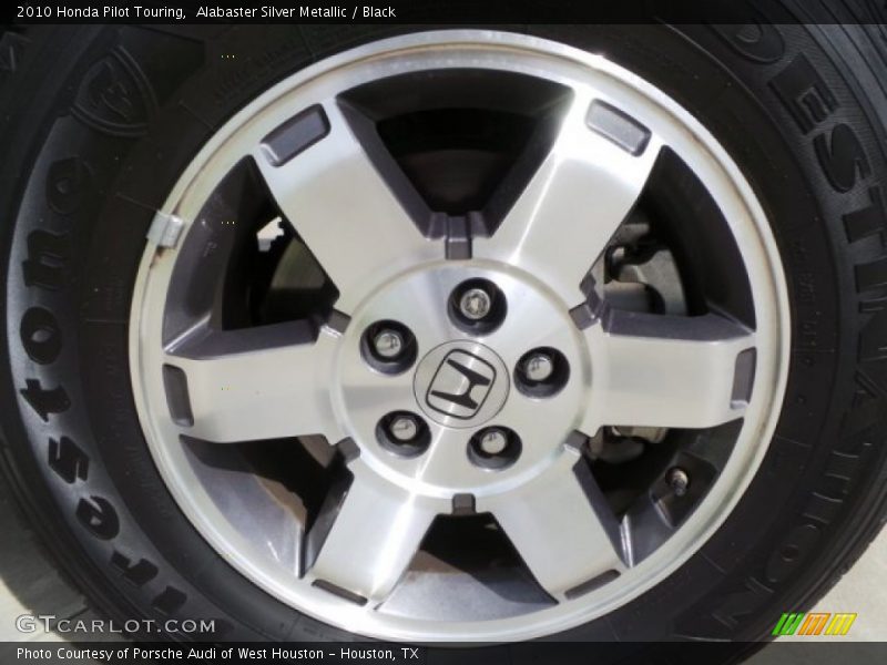Alabaster Silver Metallic / Black 2010 Honda Pilot Touring