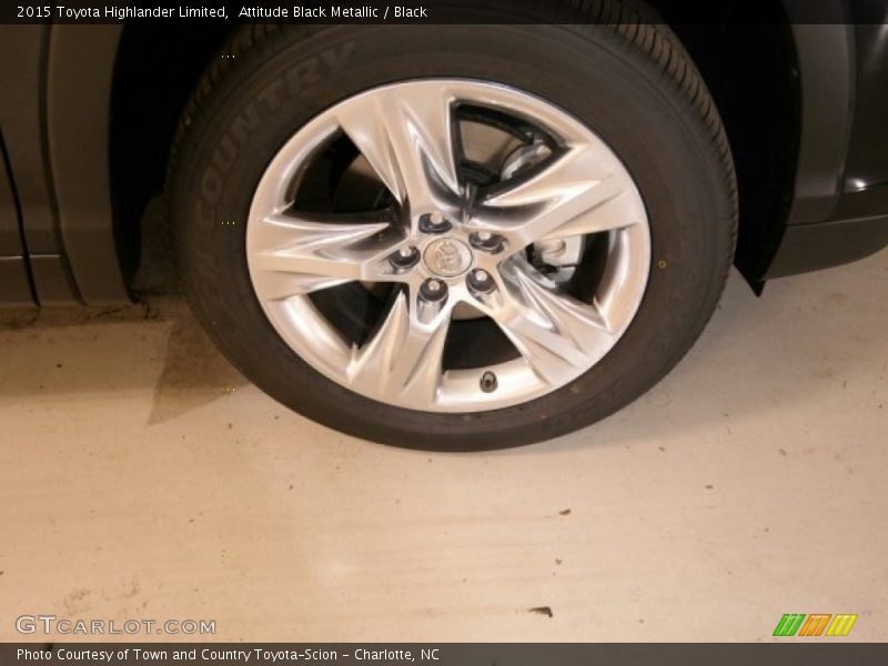 Attitude Black Metallic / Black 2015 Toyota Highlander Limited