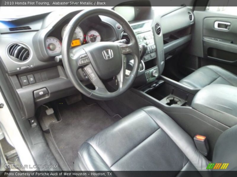 Alabaster Silver Metallic / Black 2010 Honda Pilot Touring