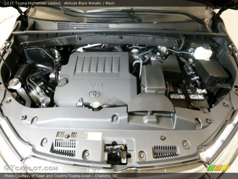 Attitude Black Metallic / Black 2015 Toyota Highlander Limited