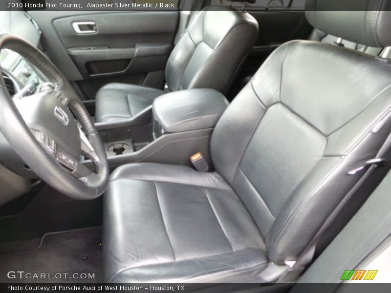 Alabaster Silver Metallic / Black 2010 Honda Pilot Touring