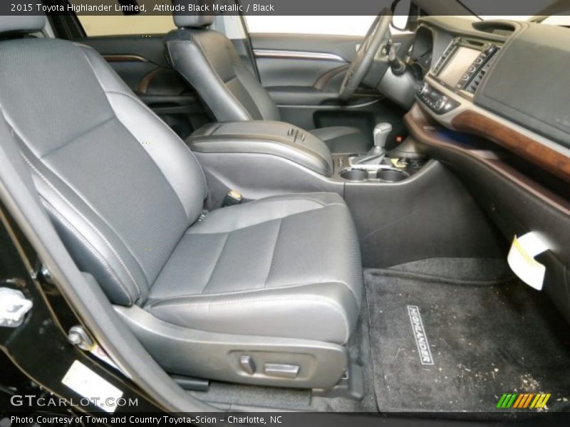 Attitude Black Metallic / Black 2015 Toyota Highlander Limited