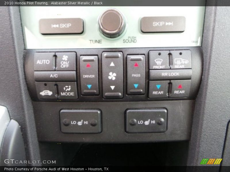 Alabaster Silver Metallic / Black 2010 Honda Pilot Touring