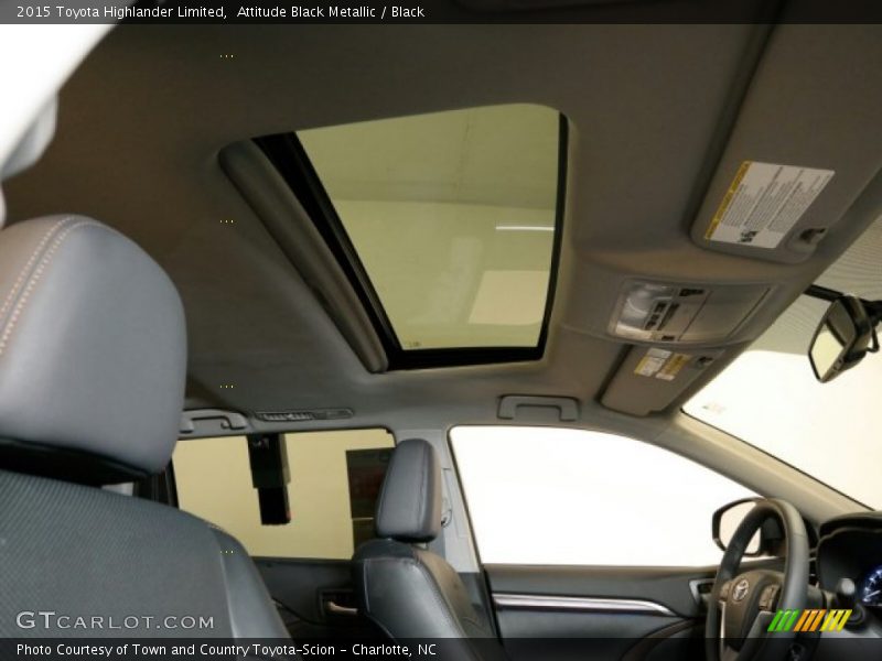 Attitude Black Metallic / Black 2015 Toyota Highlander Limited