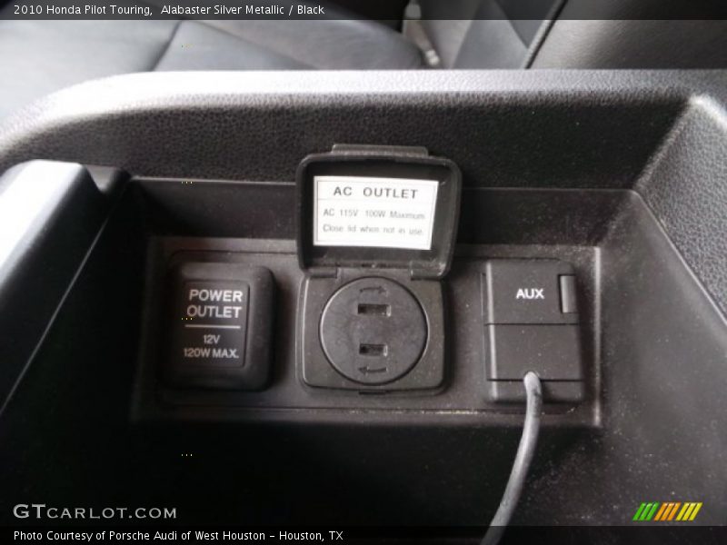 Alabaster Silver Metallic / Black 2010 Honda Pilot Touring