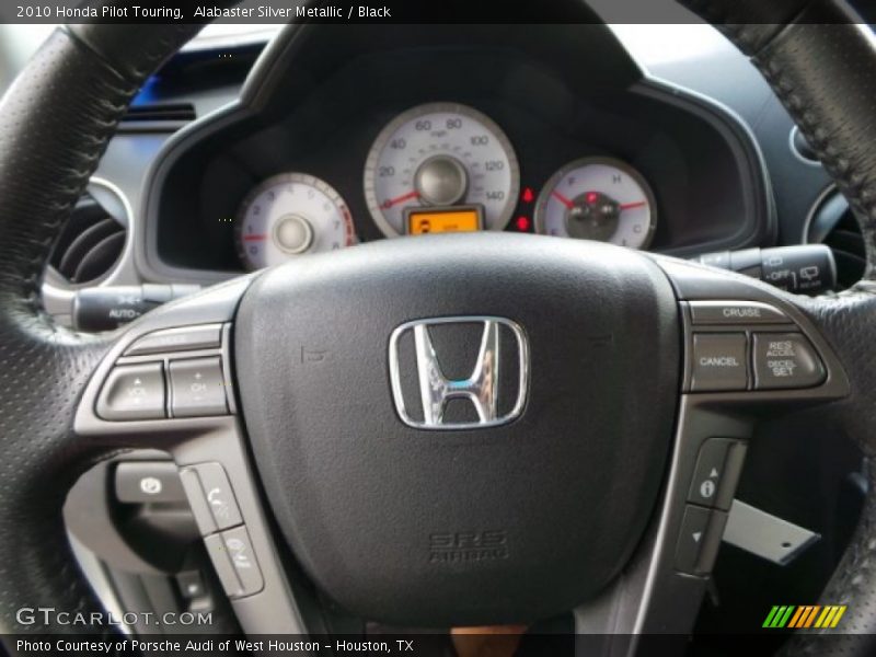 Alabaster Silver Metallic / Black 2010 Honda Pilot Touring