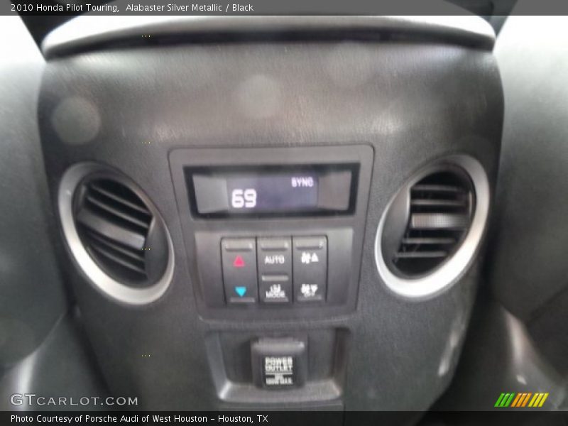 Alabaster Silver Metallic / Black 2010 Honda Pilot Touring