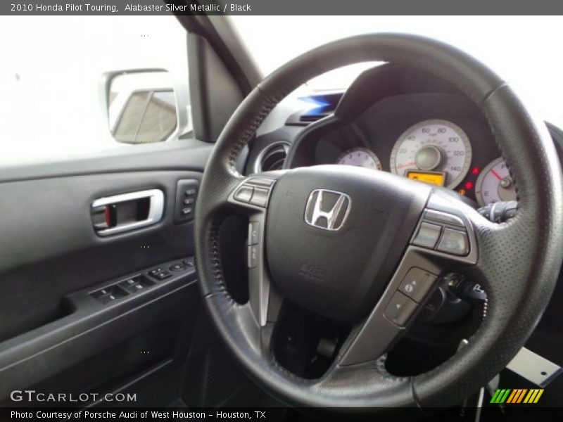 Alabaster Silver Metallic / Black 2010 Honda Pilot Touring