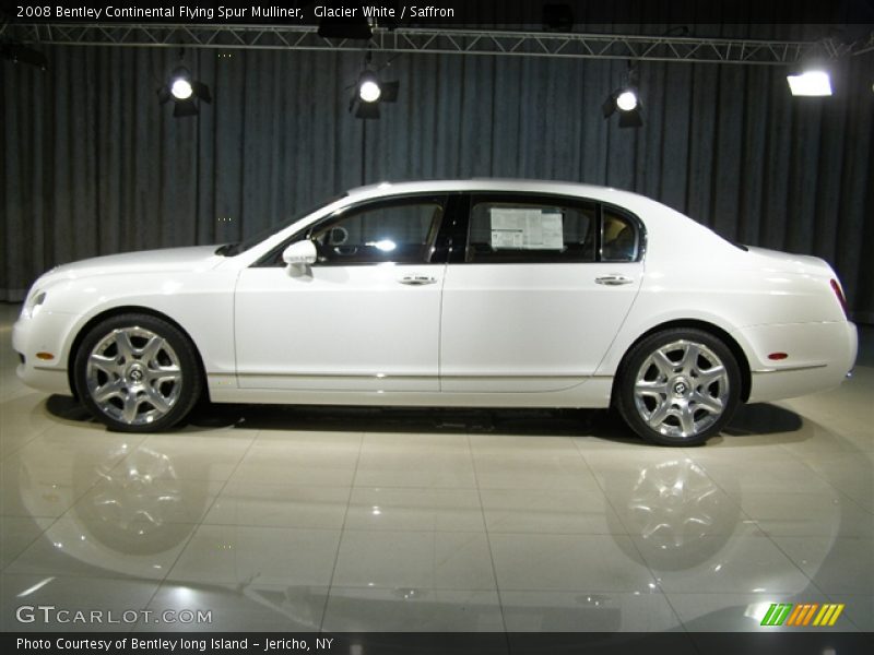 Glacier White / Saffron 2008 Bentley Continental Flying Spur Mulliner