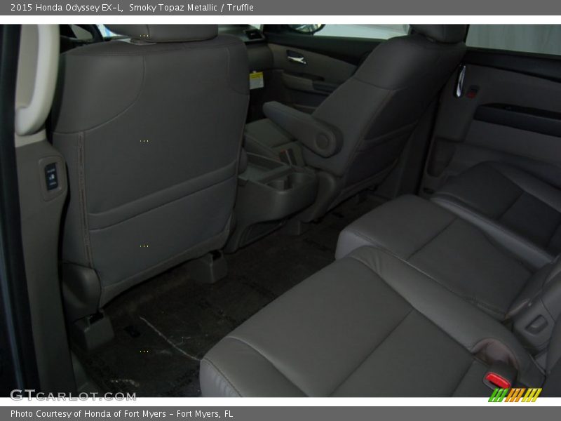 Smoky Topaz Metallic / Truffle 2015 Honda Odyssey EX-L