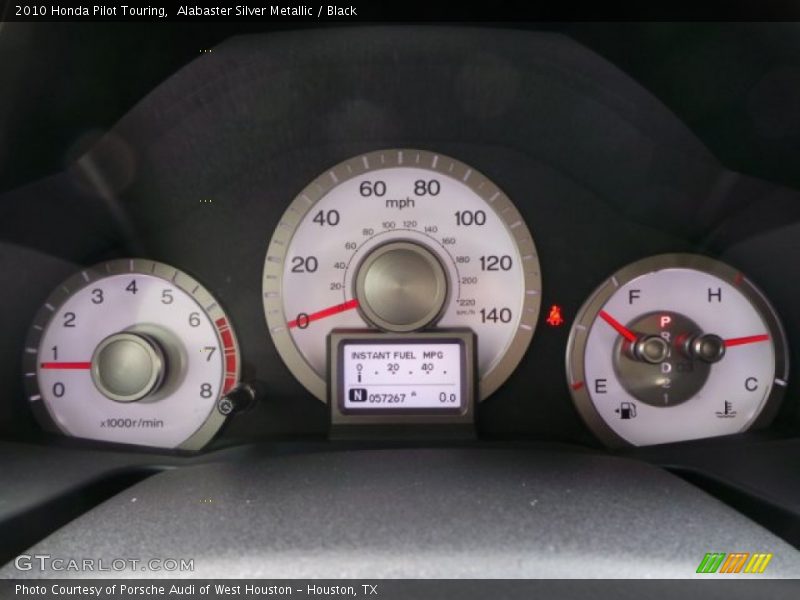 Alabaster Silver Metallic / Black 2010 Honda Pilot Touring