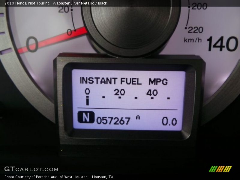 Alabaster Silver Metallic / Black 2010 Honda Pilot Touring