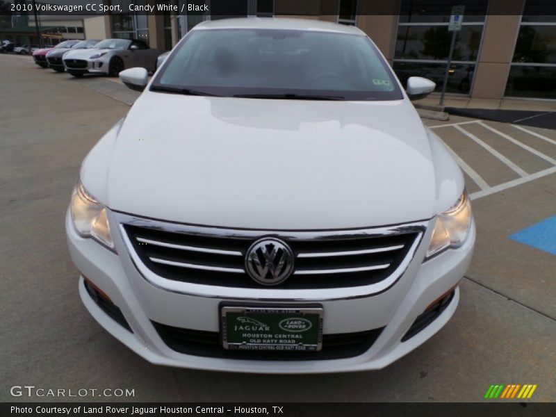 Candy White / Black 2010 Volkswagen CC Sport